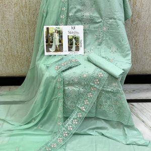 TAWAKKAL | MAHVEEN - Premium Embroidered Lawn Collection (Unstitched)